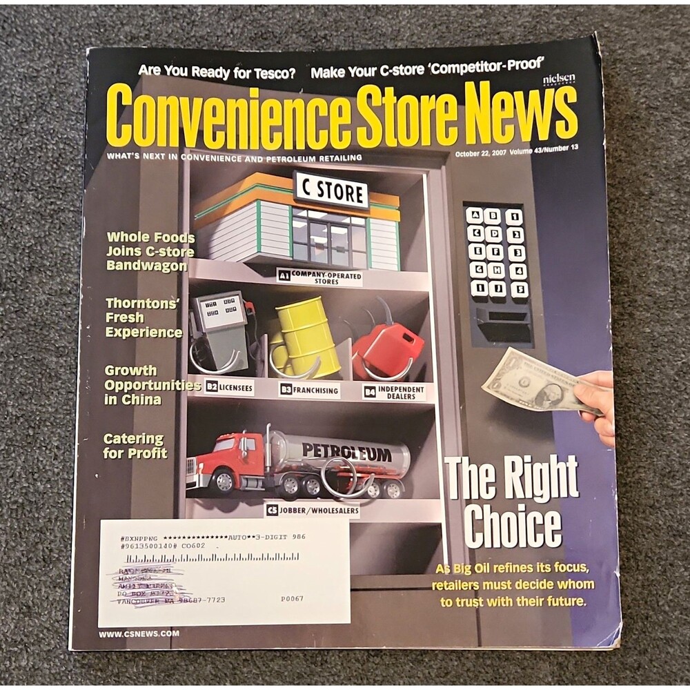 Convenience Store News Magazine October 22 2007 Petroleum Retail Tesco Bud Light
